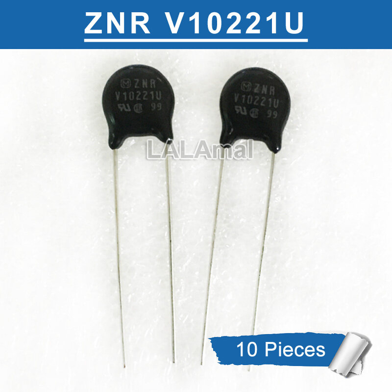 10pcs Varistor ZNR V10221U ZNRV10221U ERZV10D221 10D221K 10K221U 220V