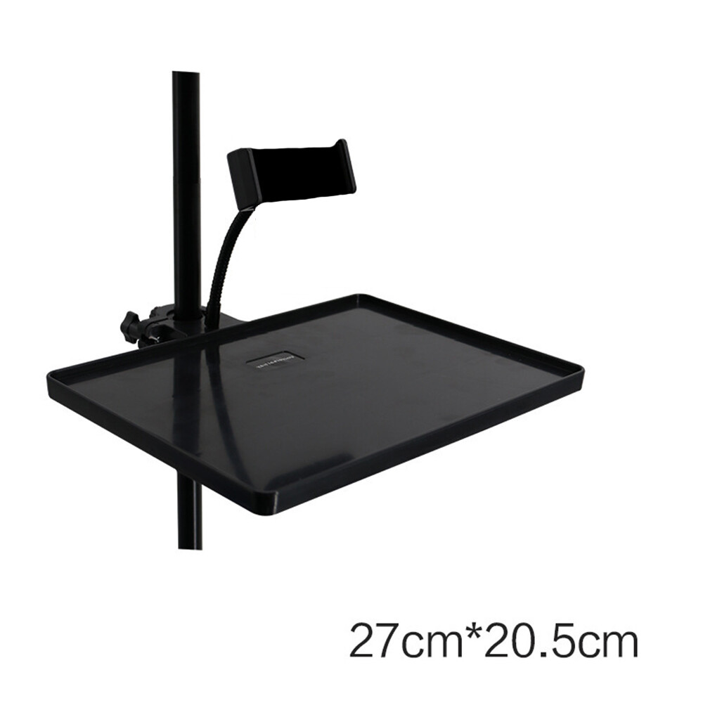 Microphone Stand Sound Card Tray Live Microphone Plastic Stand Threaded Clamp Clip For Tripod Bracket Mobile Phone Tray