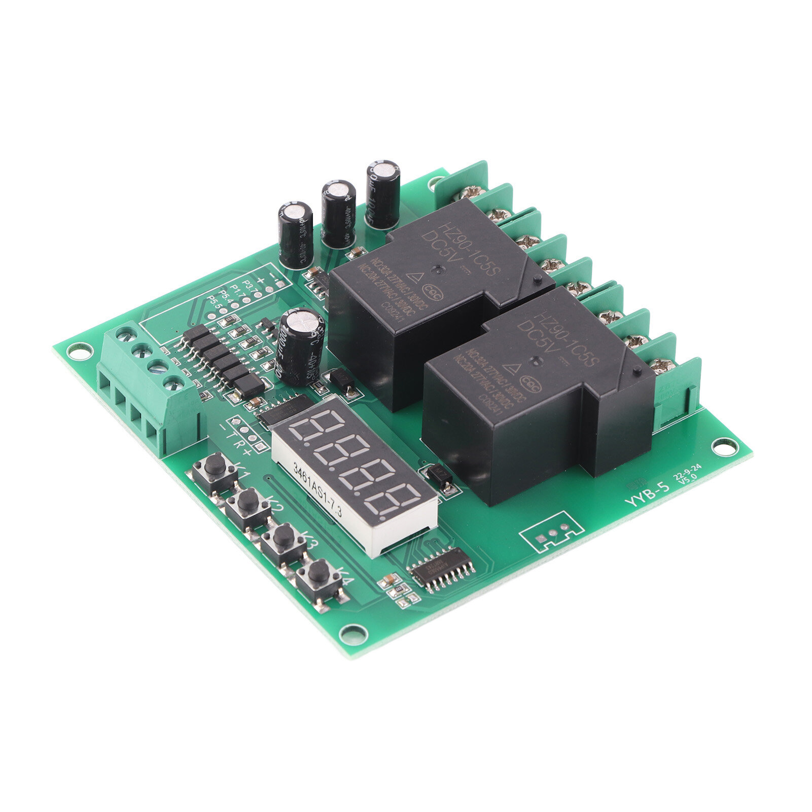 YYB-5 12v 24v Motor Forward/Reverse Control Board Two-way Relay Delay Timing Cycle Module