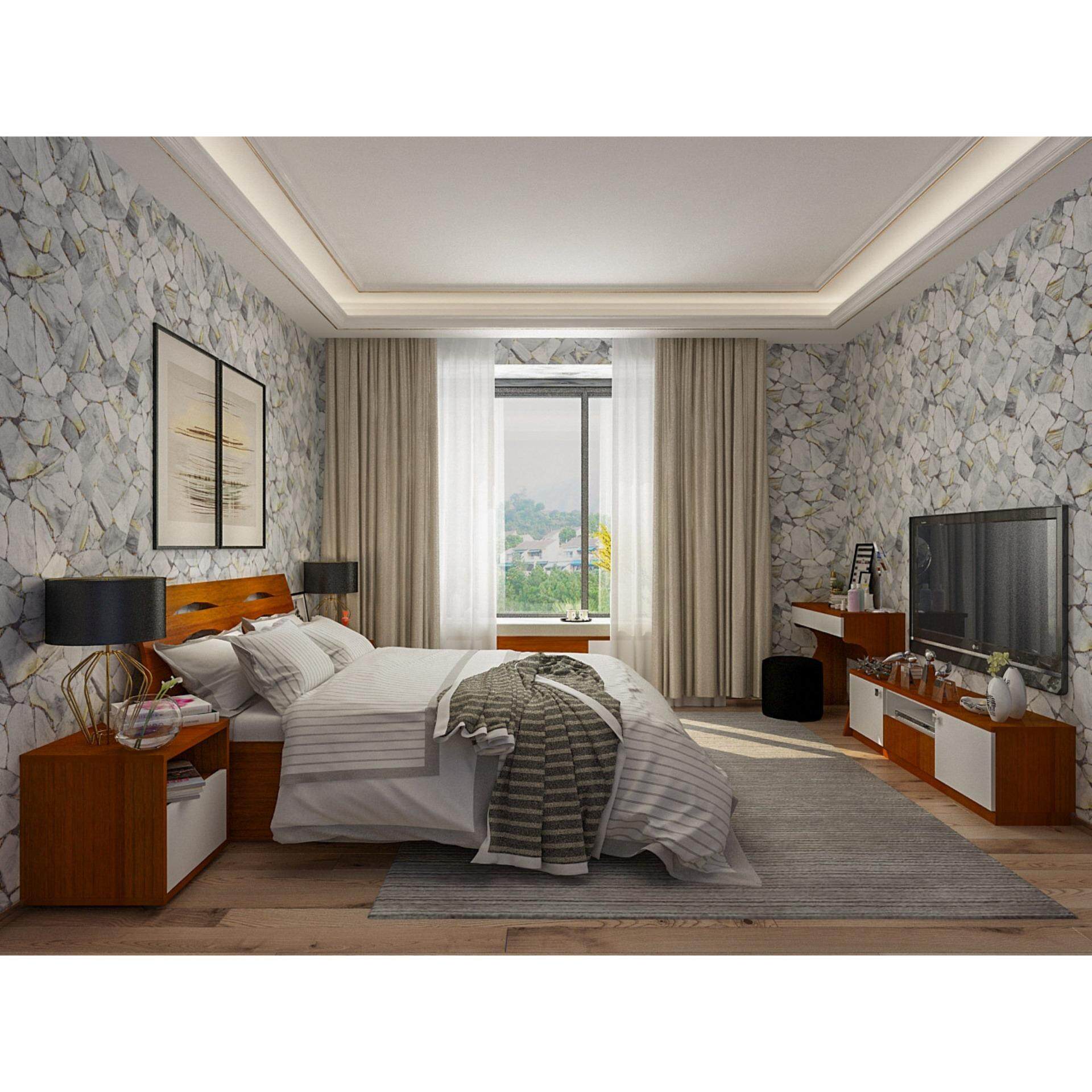 3D Stone Premium Korea Wallpaper Natural-II 87028-2