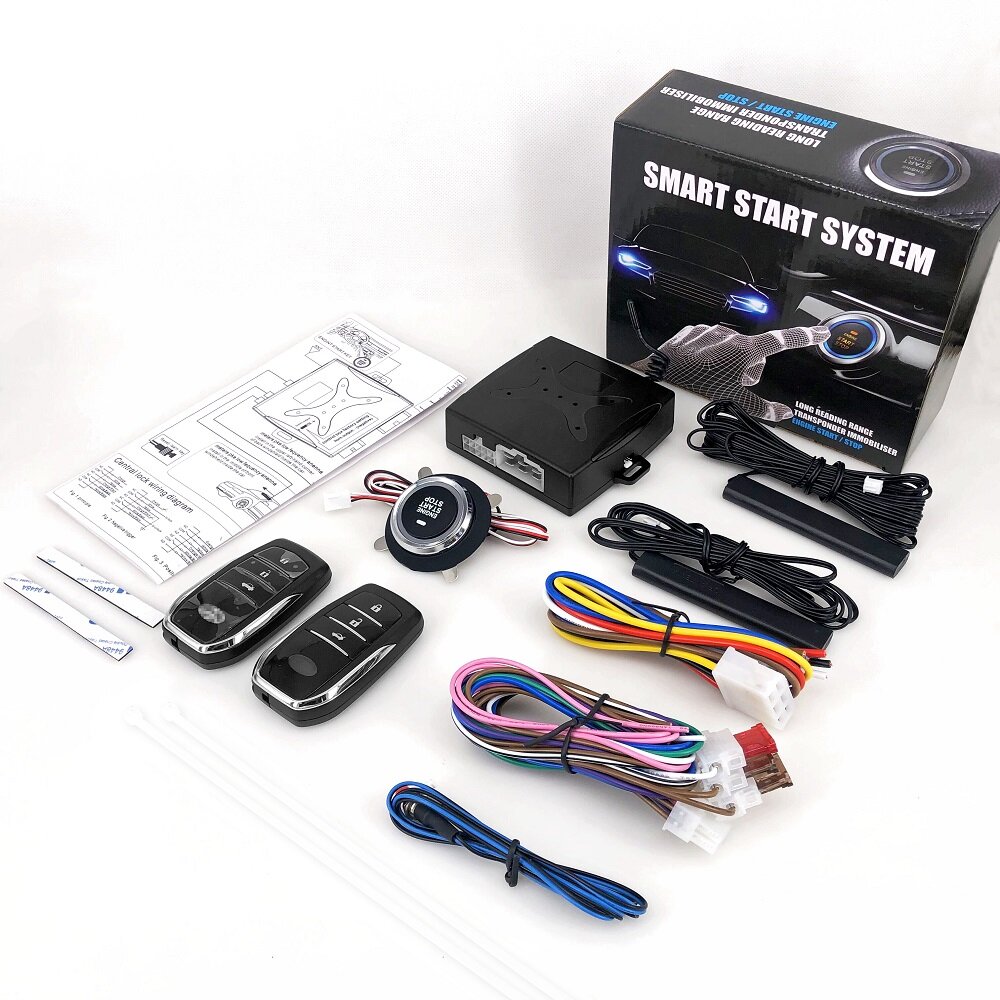 Manlubao SQ8807 Smart Carl alarm remote push start system keyless entry