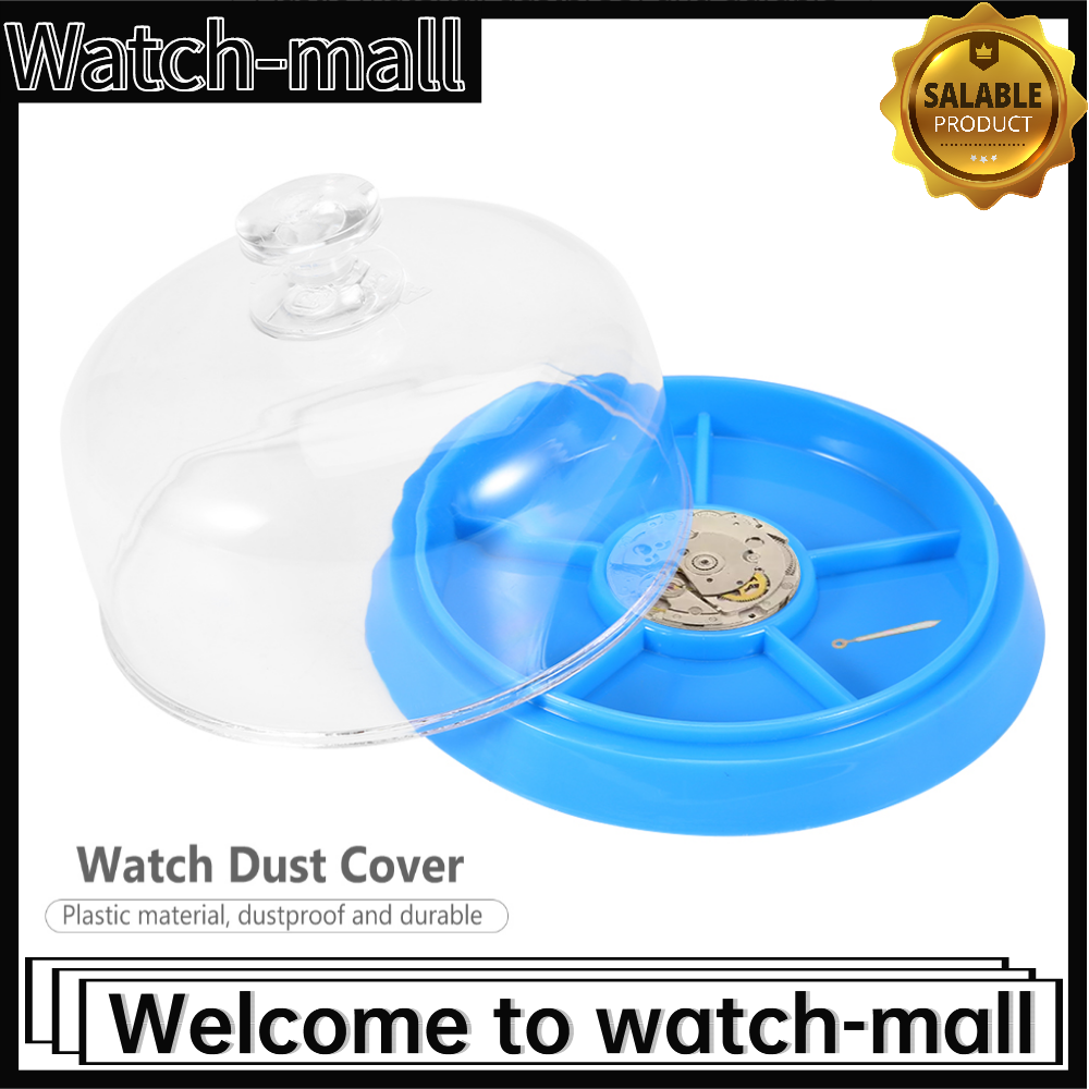 【Best Seller Watch】6 Slots Watch Movement Accessory Dust Cover Plastic Tray Repair Tool