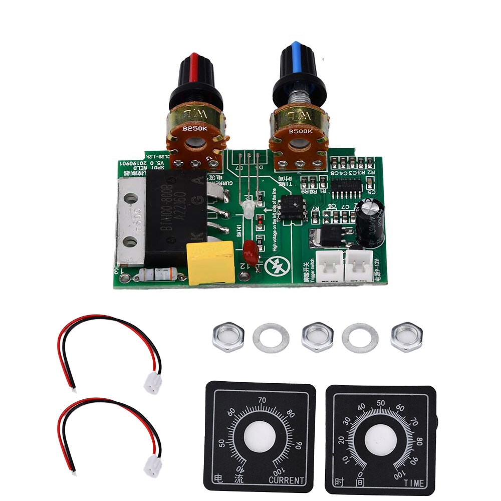 Dipprun spot welder control board spot welding machine lithium battery control board kit diy 18650/26650 batteries