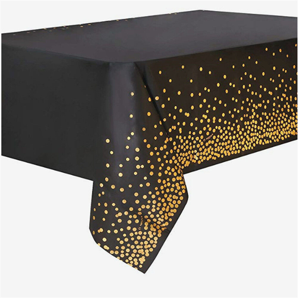Party Decoration Table Cloth Cover Disposable Tablecloth Table Cloth Plastic Dot Table Cloth