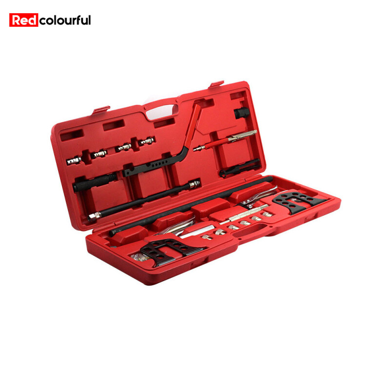 Automotive Repair Kit 6pcs Valve Stem Remover Tool Kit - AC Tire Valve Core Wrench Set Single & Dual Head Schrader Valve Tools