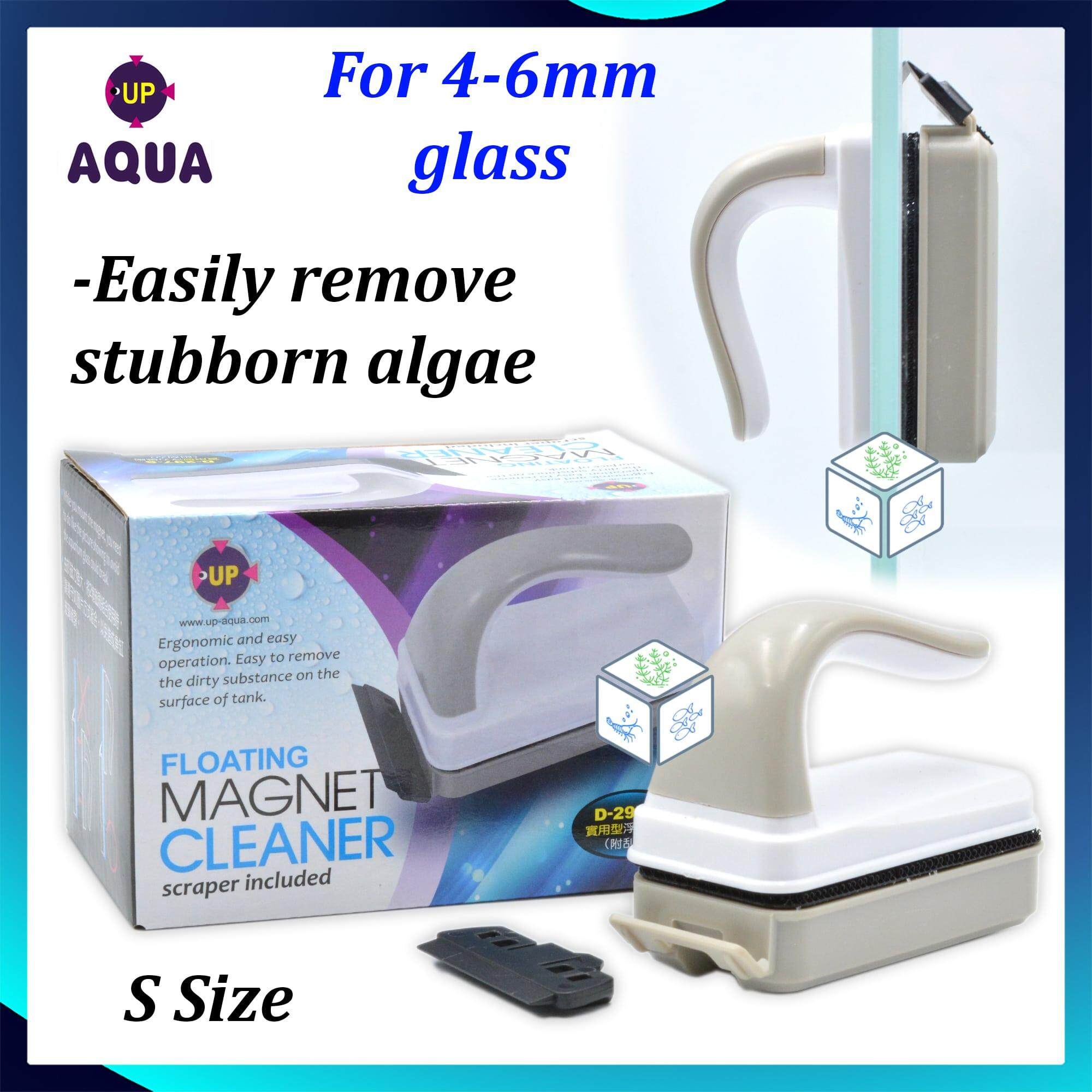 Up Aqua Aquarium Floating Magnet Cleaner With Scraper - S | | aquarium ...