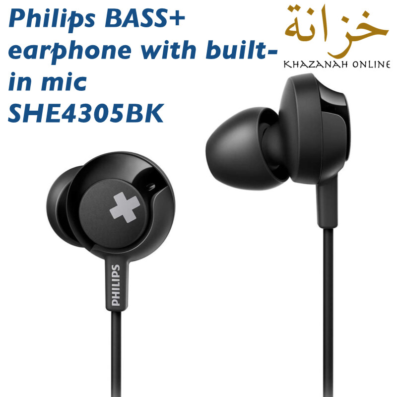 philips bass  she4305bk