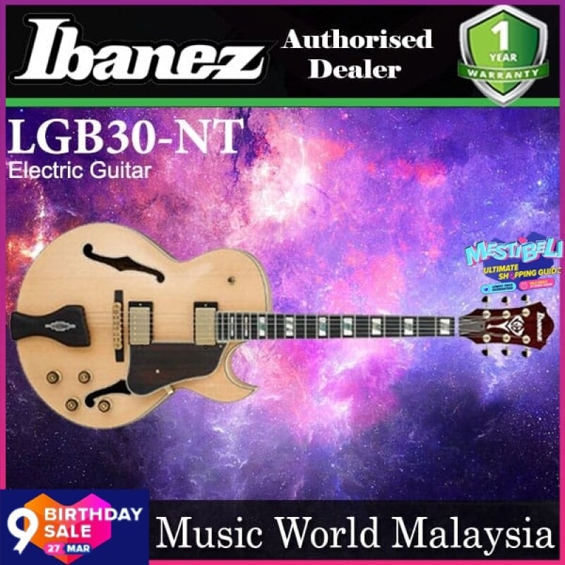 Ibanez LGB30-NT Semi Hollow Body Natural George Benson Signature Electric Guitar (LGB30) Malaysia
