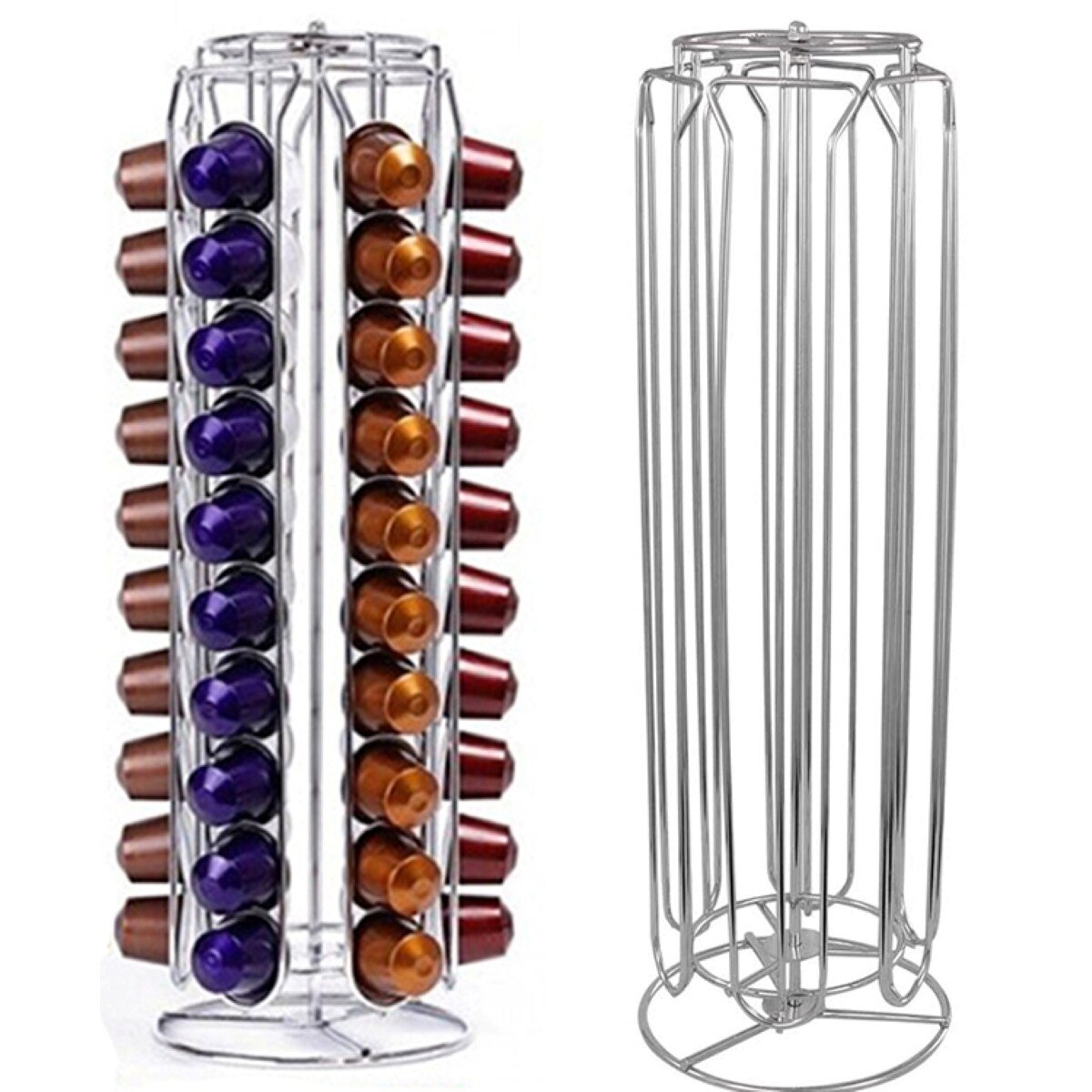 {hot} nespresso classic coffee capsule rack desktop storage organizer 60pcs