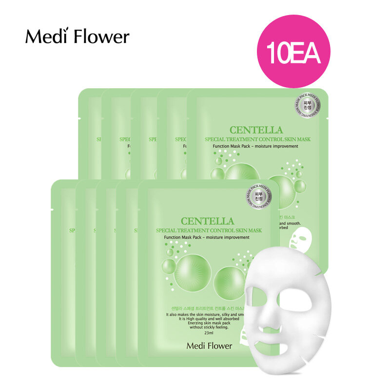 [Mediflower] [bó 10] tấm mặt nạ da xử lý đặc biệt 4 loại-Cải thiện độ ẩm, mượt & mịn