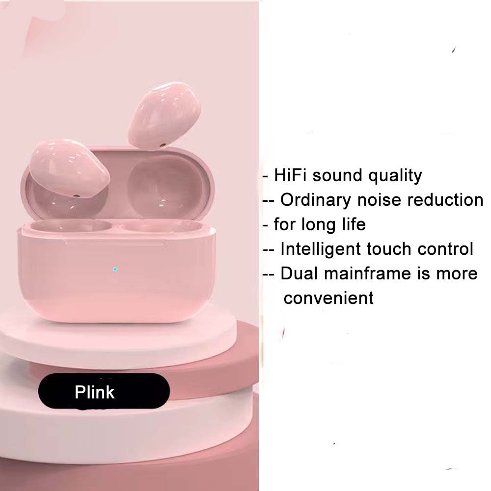 Tai Nghe Bluetooth Mini TWS Không Dây V5.2 Tai Nghe Nhét Tai Giảm Tiếng Ồn Tai Nghe Nhét Tai Tai Nghe Stereo Có Đế Sạc