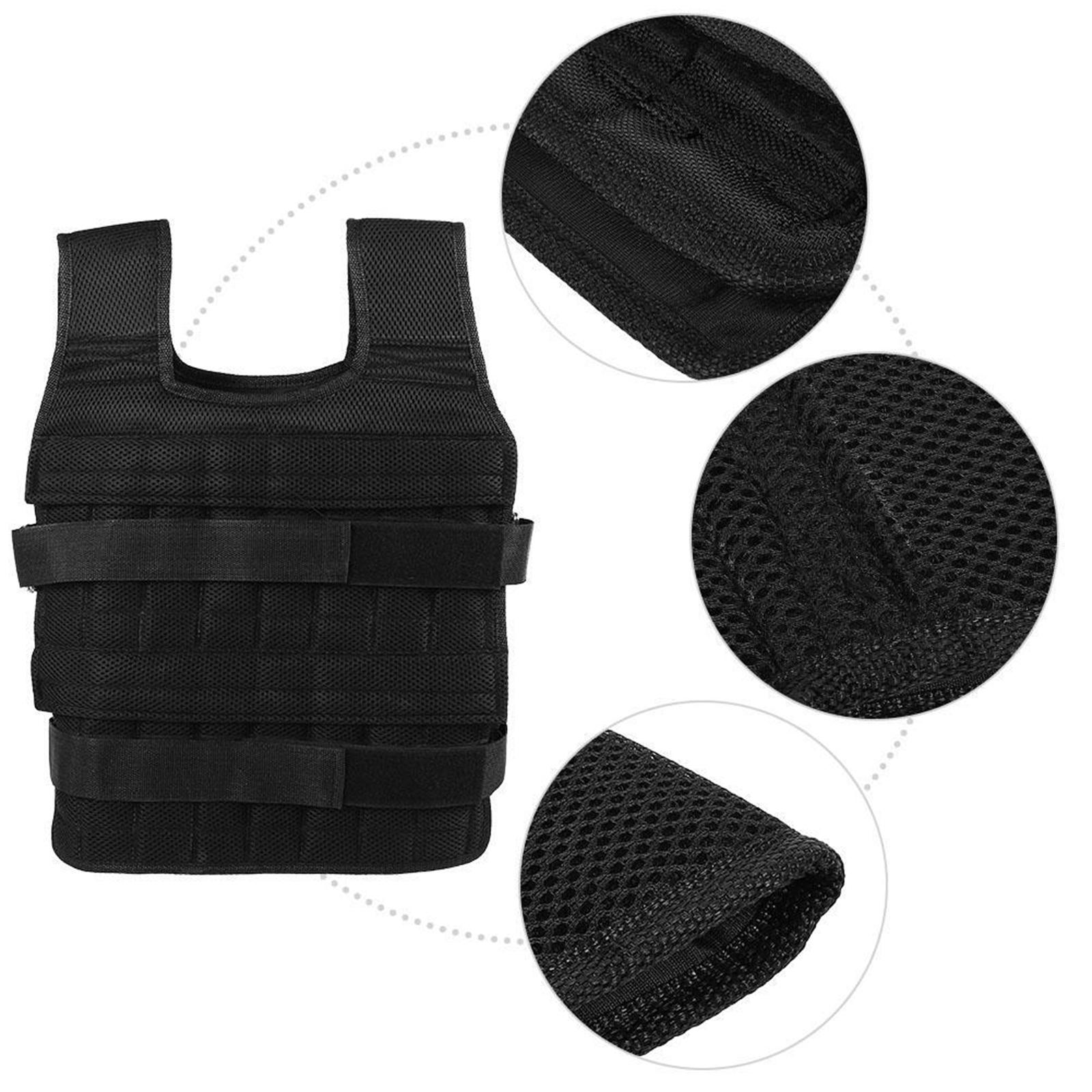 BNSTAR Áo Ghi Lê Trọng Lượng 50Kg Áo Khoác Tải Trọng Điều Chỉnh Được Áo Khoác Tập Luyện Thể Hình