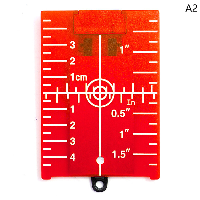 TrailB Plastic Lase Target Card Plate For Green Red Lase Level For Line Lasers Reflective Magnetic Plate Laser Target