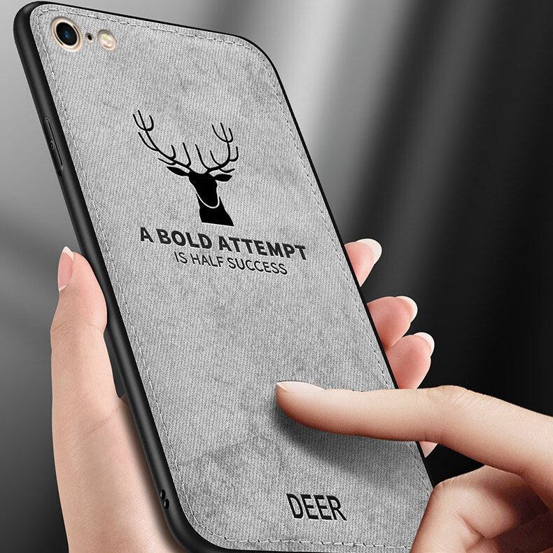 CCHHWIN For Samsung Galaxy Note 20 / Galaxy Note20 Ultra Case Shockproof Cover Luxury Soft Silicone+Fabric Skin Deer Protective Back Cover Mobile Accessories Phone Cases Shell Casing