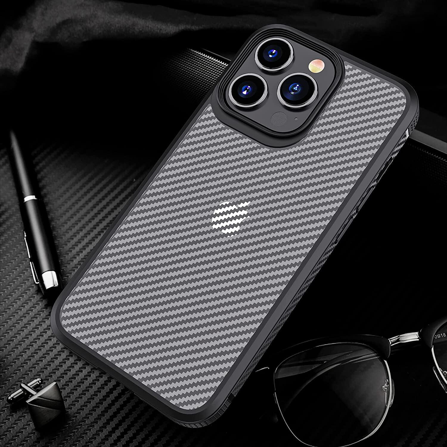 Kết Cấu Sợi Carbon Được Thiết Kế Cho iPhone 16 Pro Max/16 Cộng Với/15 Pro Max/14 Cộng Với/14/13 Pro Max/13 Pro/13/13 Mờ Chống Sốc Chống Vàng chống sốc bảo vệ điện thoại Trường Hợp Đối Với iPhone 12 Pro Max/11 Pro Max/XS Max/XR