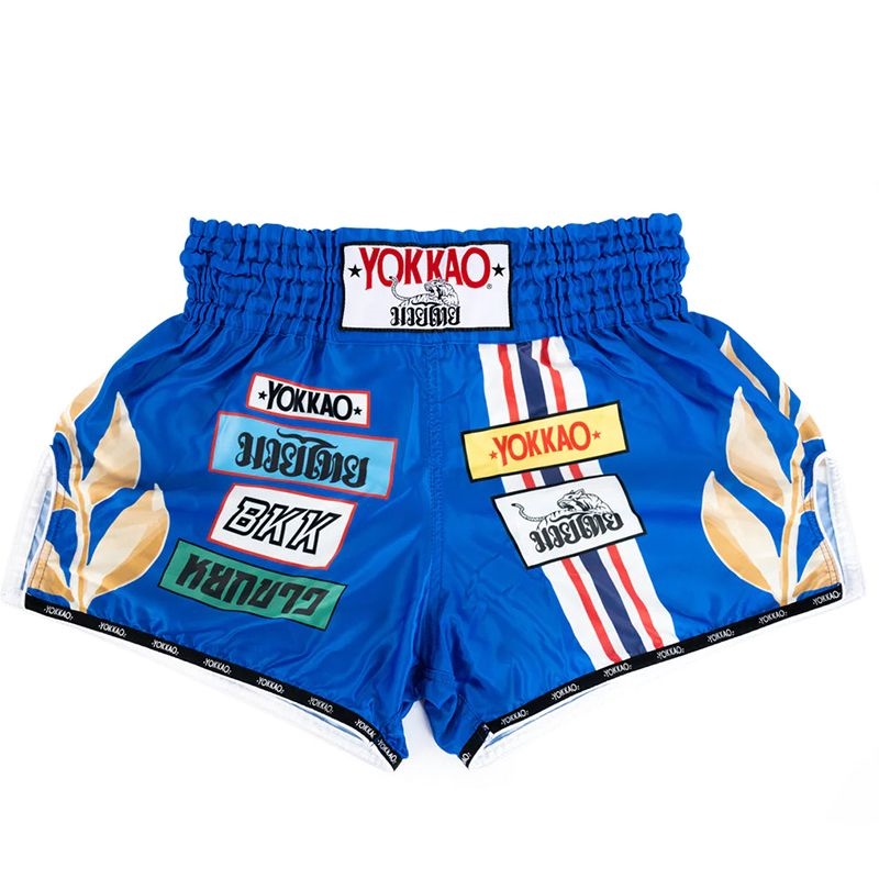 Authentic 2023 YOKKAO fight shorts high-elastic muay Thai shorts the UFC sanda three minutes of pants combat training pants pants running fitness