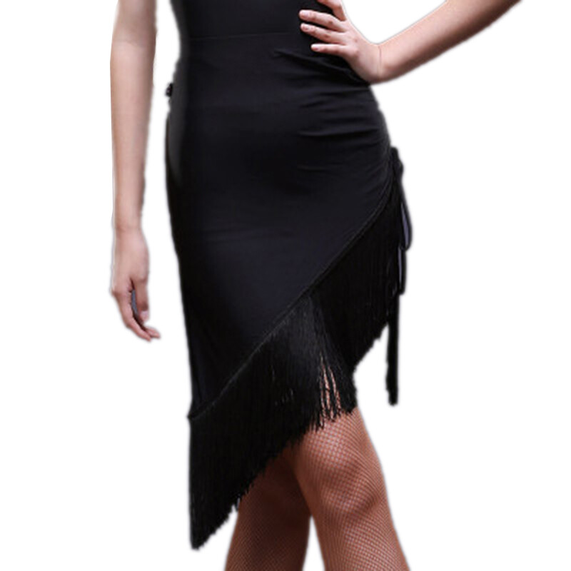 Latin Fringe Tassel Skirt Dresses Salsa Rumba Cha Cha Ballroom Dancing For Women Standard Competition Pratice Costumes