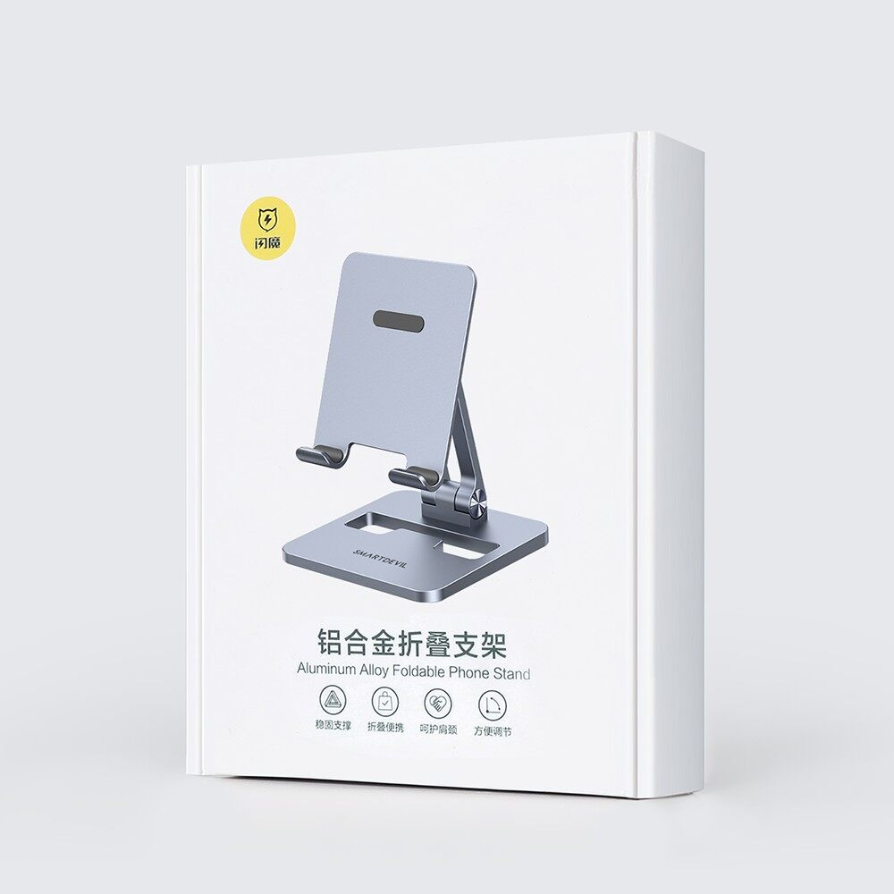 SmartDevil Giá Đỡ Điện Thoại Để Bàn Bằng Hợp Kim Nhôm Có Thể Gập Lại Máy Tính Bảng Đứng Giá Đỡ Điện Thoại Di Động, Đa-Góc Lên Và Xuống Có Thể Điều Chỉnh Phù Hợp Dành Cho Huawei 4-11 Inch Matepad Pro iPad Pro