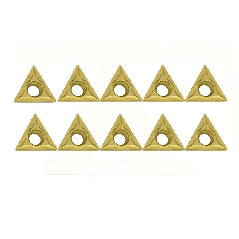 10PCS TCMT110204 Turning Tool Threading Carbide Inserts CNC Lathe Blade Set
