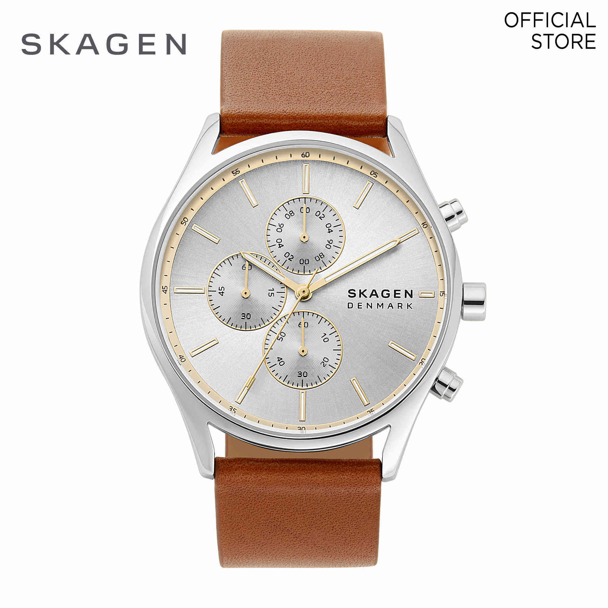 Skagen Holst Brown Watch SKW6607