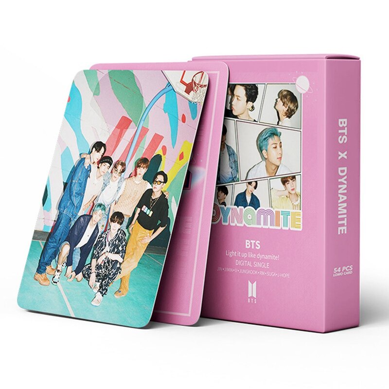 54ชิ้น การ์ดภาพโลโม่ BTS อัลบัม Bangtan Boys  การ์ดรูปภาพ โปสการ์ด BTS การ์ดไดนามิก การ์ดโลโม่ bts ของสะสม