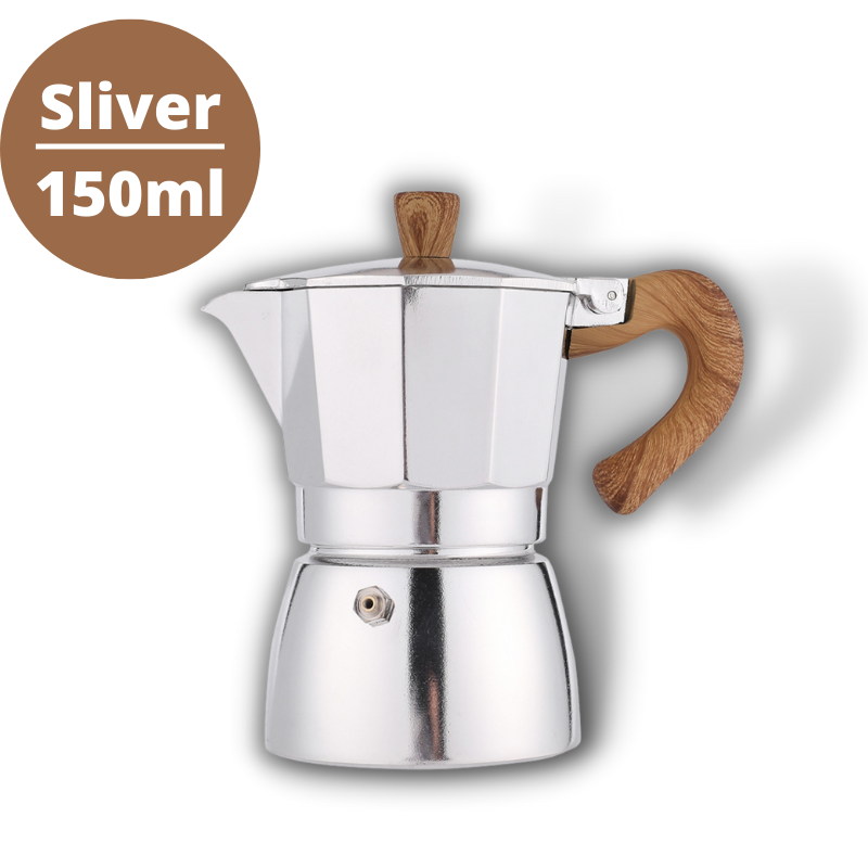 [300ML] Premium Aluminum Moka Pot Espresso Maker.Italian styel Coffee