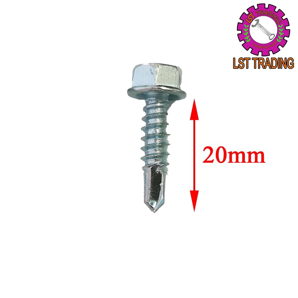 [READY STOCKS] HEX HEAD SELF DRILLING SCREW RM1 / SKREW KEPALA LAPAN ...