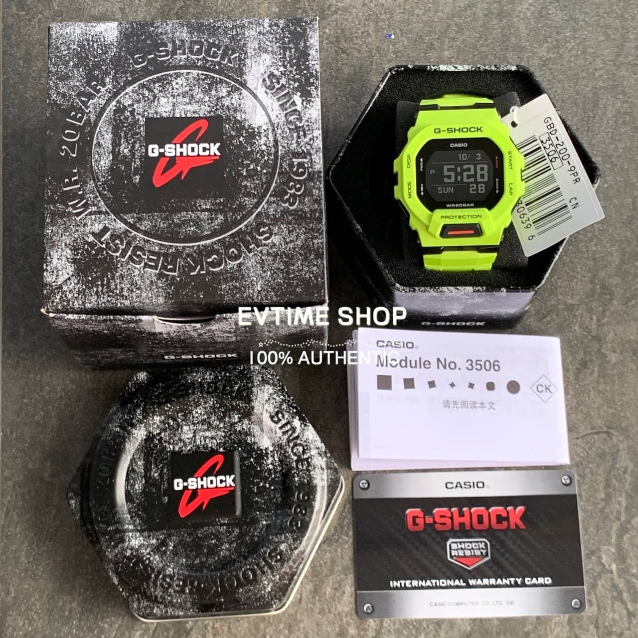 ORIGINAL CASIO G-SHOCK GBD-200-1DR 