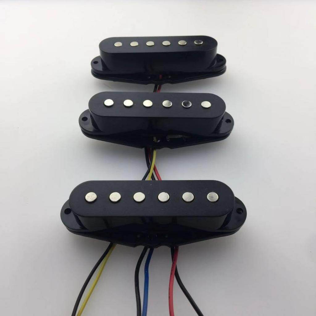 Baoblaze Single Coil Pickup Set Neck Middle Bridge Pickups for Stratocaster Guitar