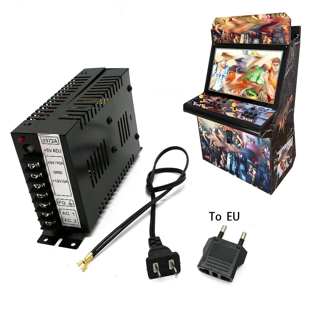 Output 10A 5V/5A 12V Switching power supply For Arcade JAMMA Games DIY 