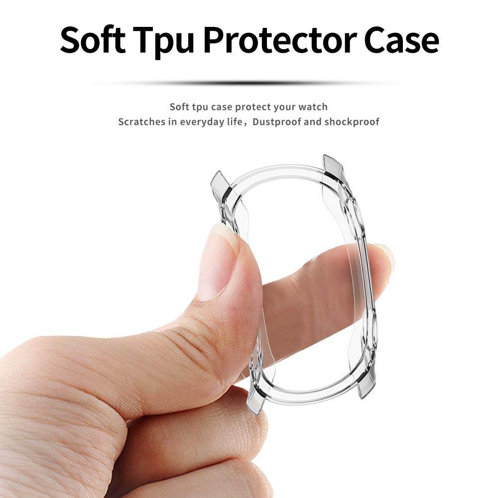 TPU Screen Protector Case Cover for Garmin Forerunner 245 Music