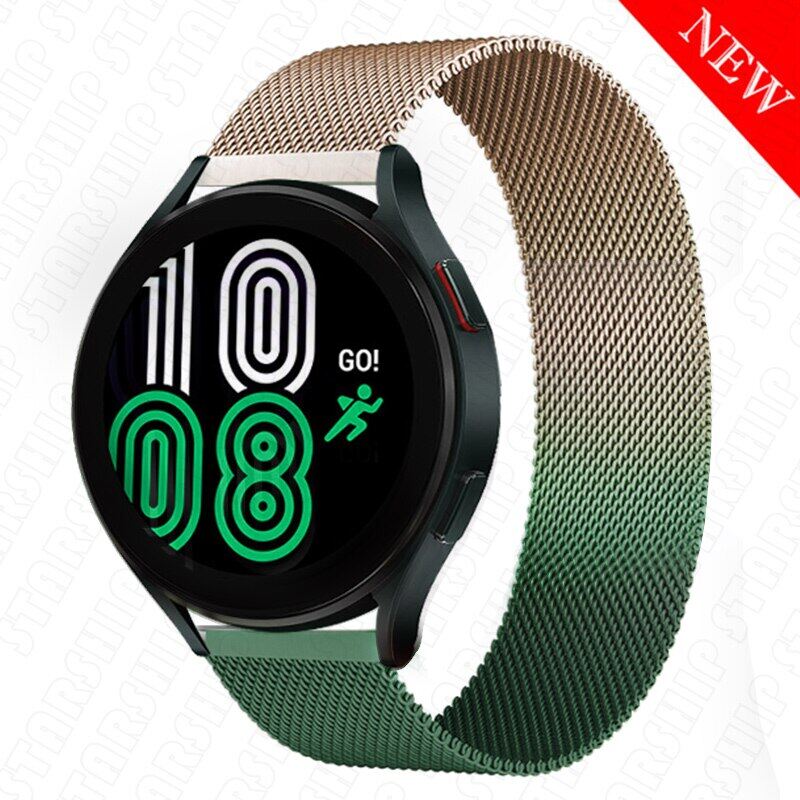 20mm 22mm Milanese Magnetic Strap for Samsung Galaxy Watch 6 5 4 40mm 44mm Active 2 46mm 42mm Gear S3 Bracelet Huawei GT 2 2e Watch Band