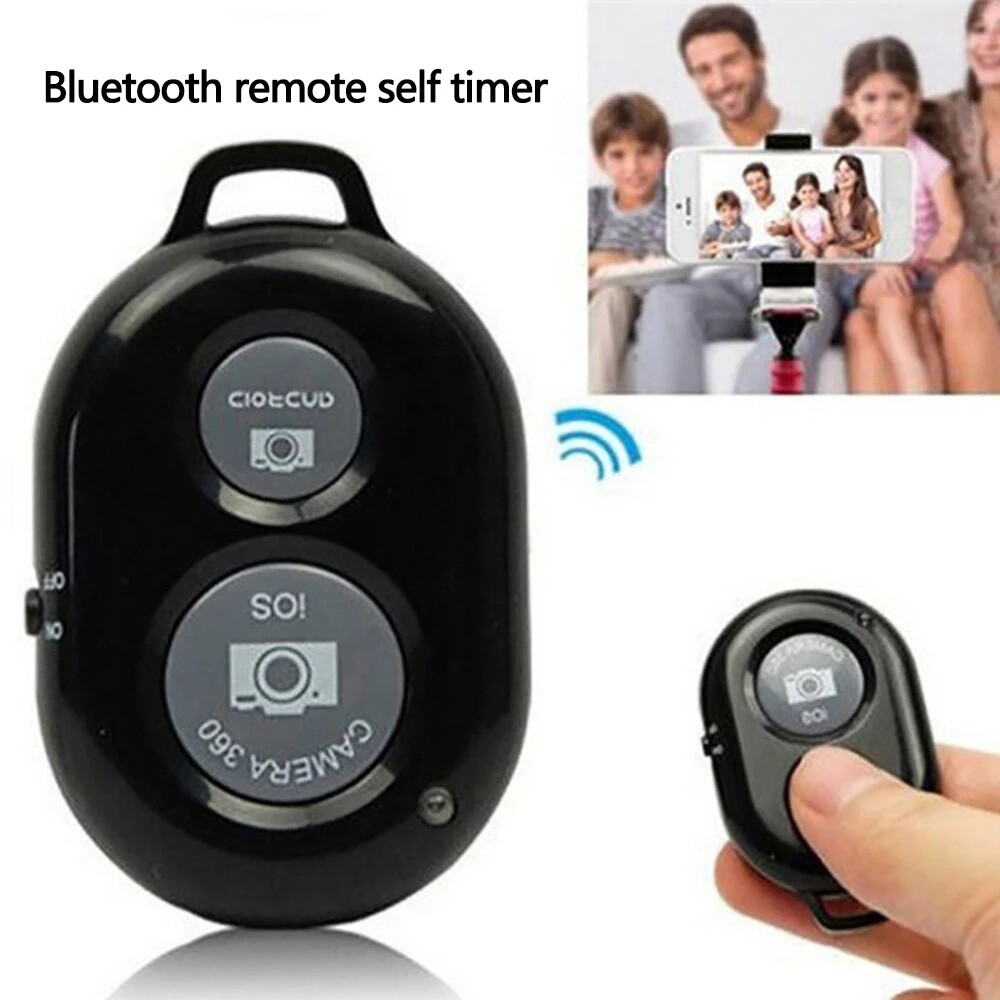 Nút từ xa Bluetooth không dây cho hệ thống IOS Android điều khiển màn trập từ xa ảnh nhóm Selfie Bluetooth