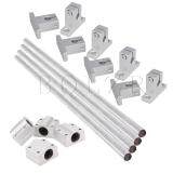 8mm Dia Linear Ball Bearing Rail Guide Support 30cm Optical Axis Set