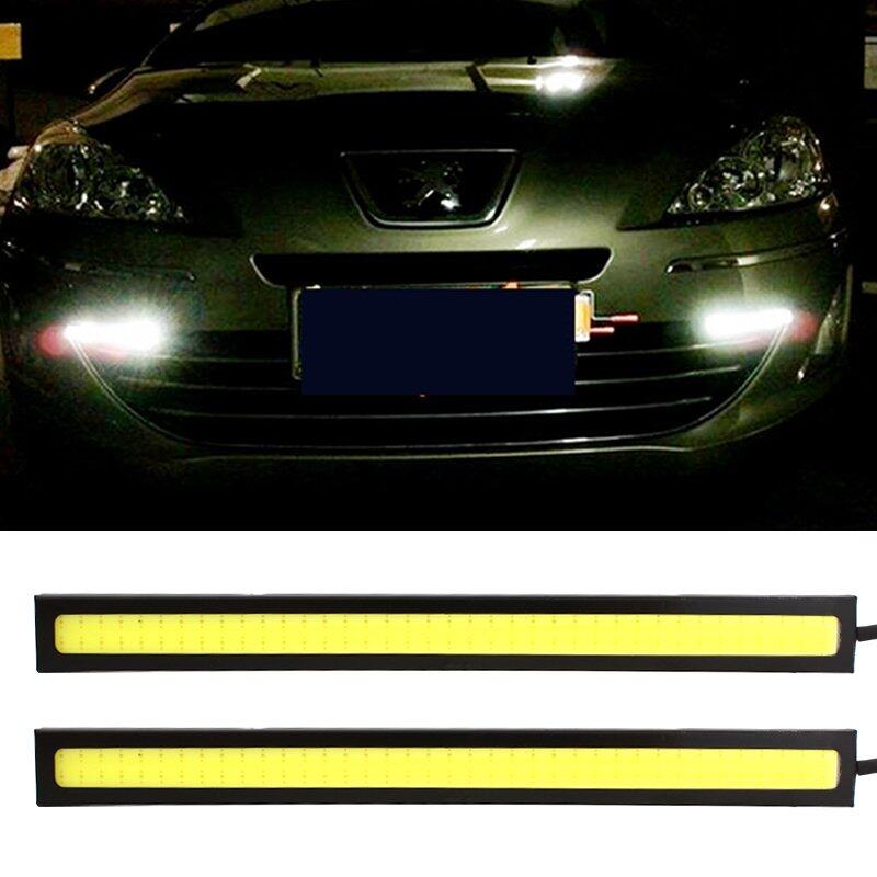 MHStore 1 PAIR LED Car Daytime Running Light DRL Daylight Lamp with Turn Lights day running