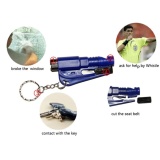 1Pc Mini Car Safety Hammer Life-saving Escape Hammer Window Emperorship Keychain Car Window Broken Emergency Glass Breaker