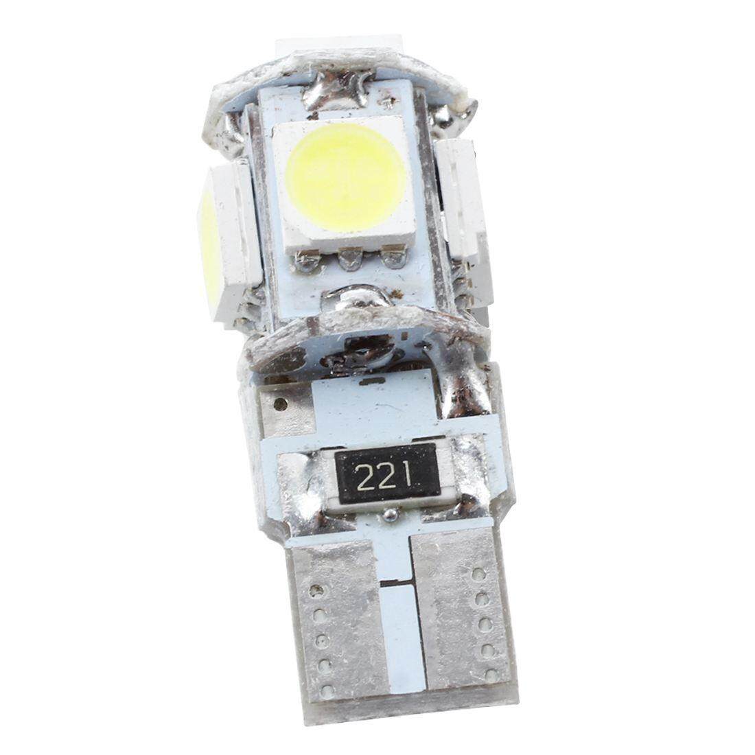 10 Pcs T10 5 Mobil LED Bulb 5050 SMD CANBUS Kesalahan Gratis Lampu LED Interior Putih-Intl-Intl