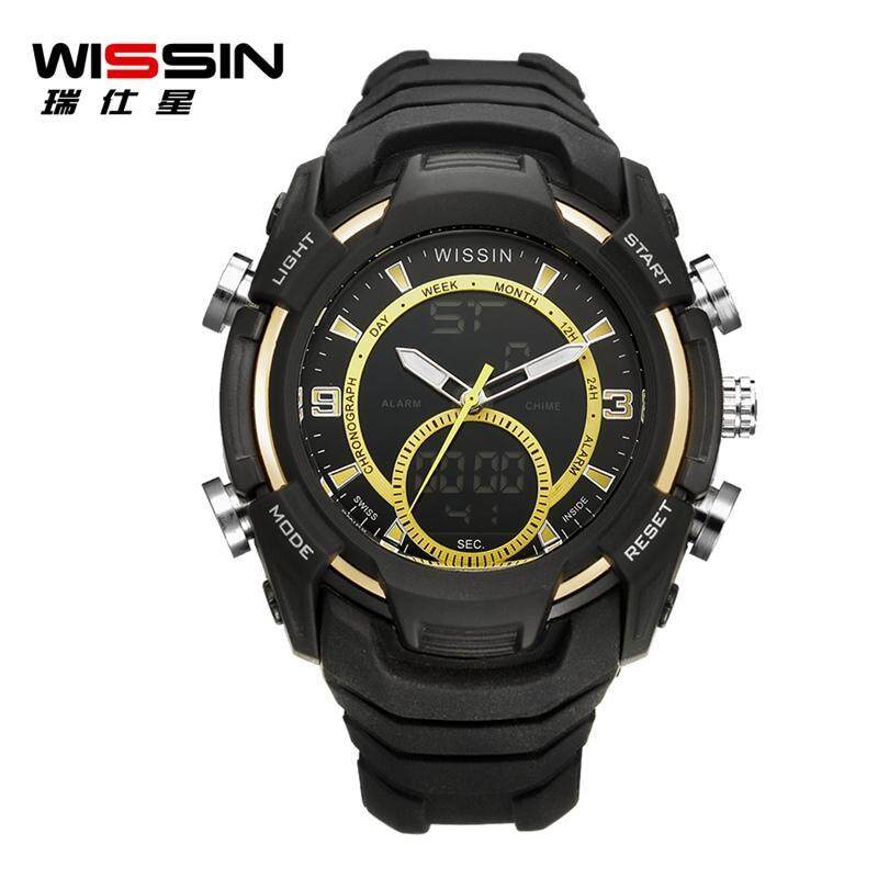 100% Original WISSIN Watch with Luminous Display 50m Waterproof And Dustproof Anti-freeze High Pressure Resistant Shockproof Calendar Clock Malaysia