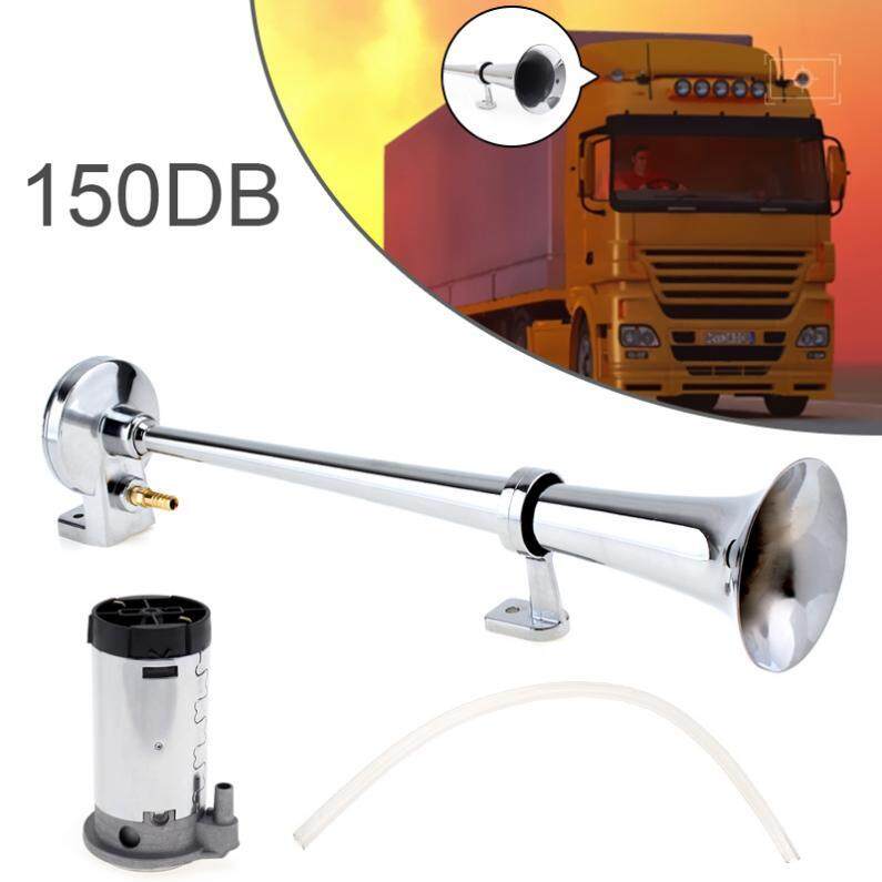 Dong 12 V Mobil Satu Terompet Kompresor Klakson Udara Kit untuk Truk/Kapal/Sepeda Motor/Kendaraan