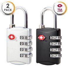 2 Pack B TSA Approved Luggage Loc2 Pack Toolbox Bag Combination Zipper Fixed Locks 3 Digit for Travel Backpack Customs/…