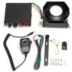 200 W 9 Suara Keras Mobil Alarm Peringatan Polisi Speaker Sirene Klakson MIC Sistem