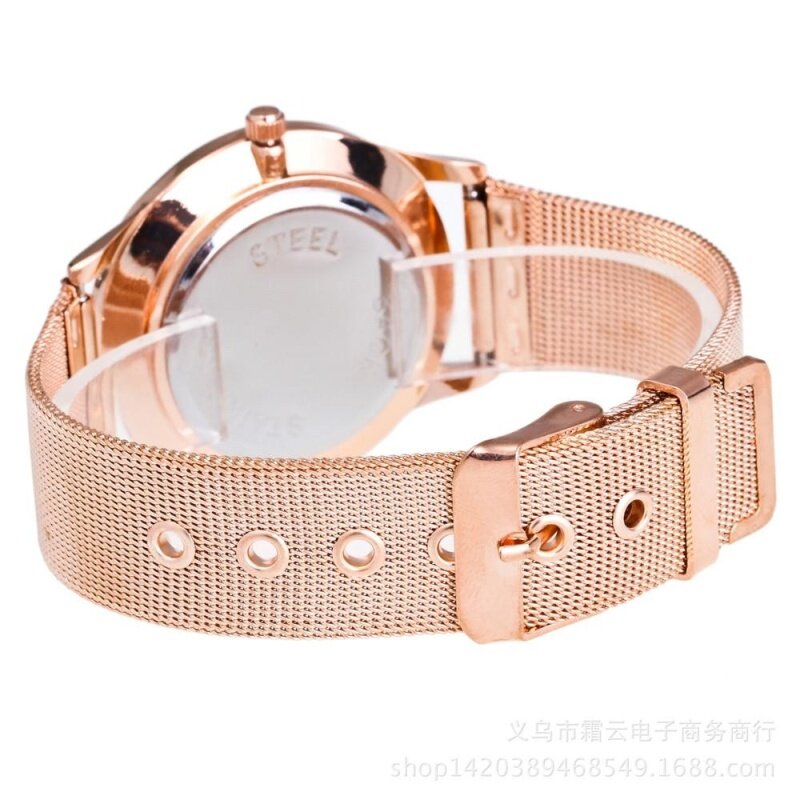 2017 New Fashion Female Clocks Women Luxury Quartz Watch Rose Gold Watch C Malaysia
