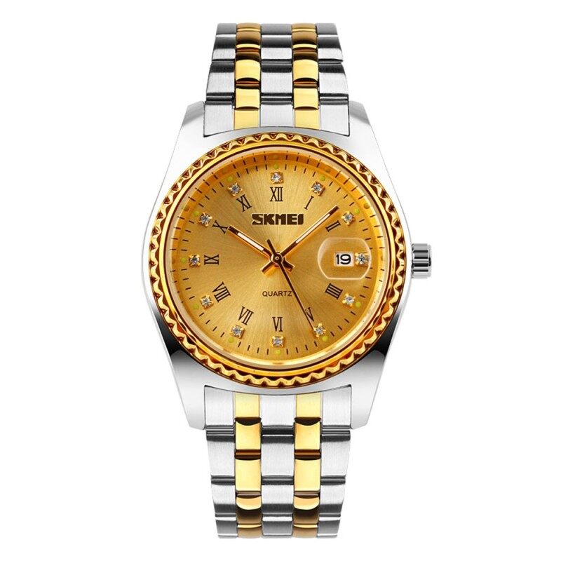 2017 New popular Brand Men woman lovers fashion Watches analog quartz watch 30M waterproof auto date stainless steel band Malaysia