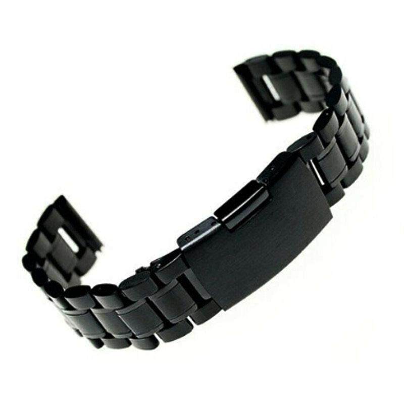 22mm Stainless Steel Bracelet Watch Band Strap Straight End Solid Links Malaysia