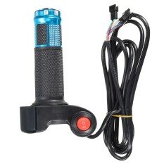 24v-48v E-Bike Handlebar Electric Scooter Bike Led Throttle Grip Digital Meter By Threegold
