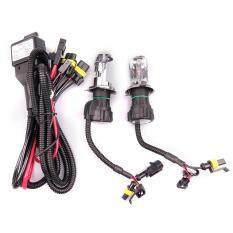 2 Pcs 55 W H4 HID Bi-Xenon Hi/Rendah Bohlam Lampu Konversi Kit 3000-12000 K Kit jenis: bohlam * 2 Suhu Warna: 10000 K