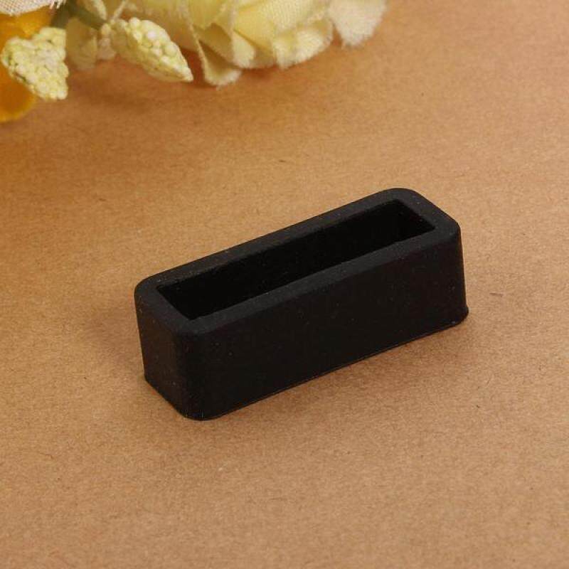 2PCS Black PVC Watch Strap Retaining Hoop Loop Rubber Retainer Buckle Holder 22mm Malaysia