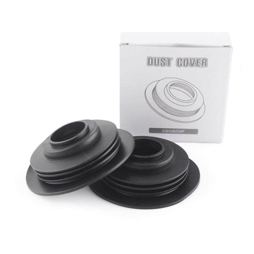 2Pcs Rubber Dust Cover For Car Motorcycle LED Headlight Kit Bulb H1 H3 H4 H7 H8 H9 H11 Color:black