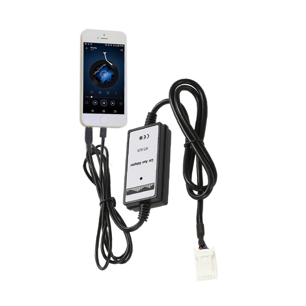 3.5 มิลลิเมตร AUX เสียง MP3 สายเชื่อมต่อสำหรับ Toyota USB ชาร์จสำหรับ iPhone5 6 6 วินาที 6 plus - INTL