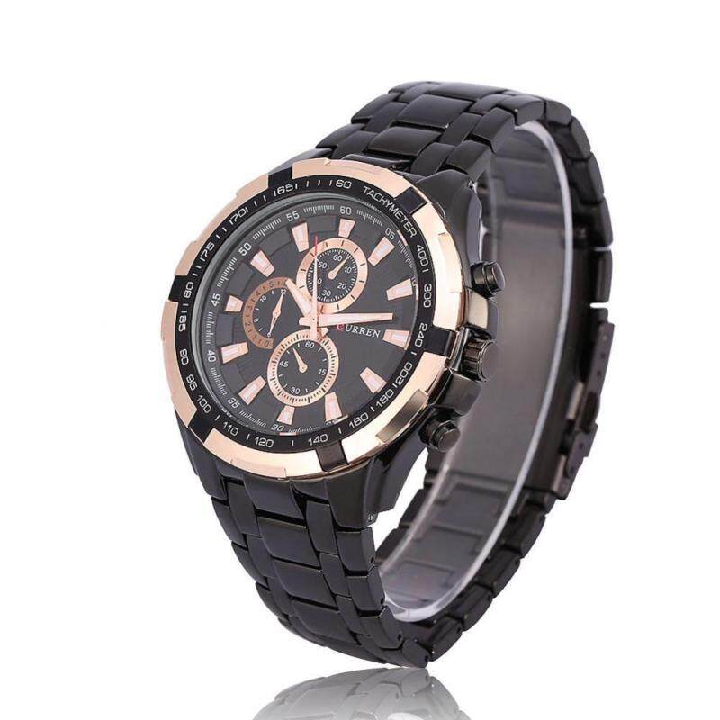 4Colors Curren Analog Round Quartz Wrist Watch Alloy Strap Business Wristwatch Malaysia